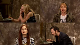 Harry Potter cast doing the Pottermore House Test (full video)