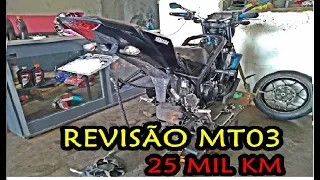 REVISÃO DA MINHA MT03 25 MIL  |  ANDERSON AL 03