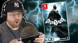 BATMAN ARKHAM TRILOGY on The SWITCH is BETTER Than you Think!!!!