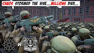 IMPERIAL GUARD HIVE v 4 MILLION CHAOS! | Warhammer 40K | MODDED UEBS2