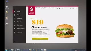 C# - Designing a Flat desktop Application of a Fast Food Restaurant