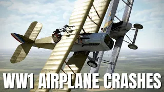 Engine Fires, Airplane Crashes & Takedowns! V16 | Flying Circus & Rise of Flight Crashes