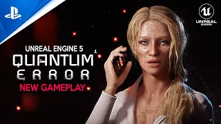 QUANTUM ERROR First 1 Hour of Gameplay | PlayStation 5 Exclusive in Unreal Engine 5 (No Commentary)