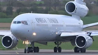 Omega Tanker McDonnell Douglas DC-10 landing at Payerne/LSMP