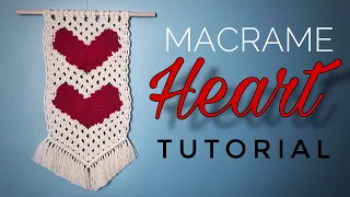 How to Macrame a Heart