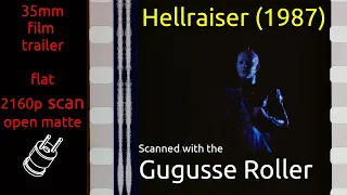 Hellraiser (1987) 35mm film trailer, flat open matte, 2160p