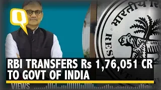 RBI Comes to Govt's Rescue, Will Transfer Rs 1.76 Lakh Crore | The Quint