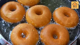 Homemade Soft Doughnut | Chocolate Sugar & Sprinkles Doughnut | Without Donut Cutter | Donut