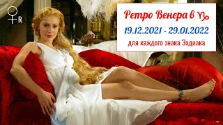 19.12.2021 - 29.01.2022: Что принесет Ретроградная Венера каждому знаку Зодиака