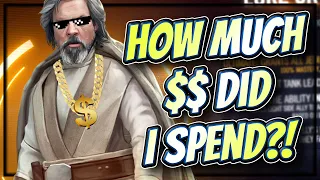 How Much $$ Does a GL Cost?! Exactly How Much I Spent... | Star Wars: Galaxy of Heroes