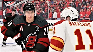 NHL 23 Stanley Cup Finals Simulation Carolina Hurricanes vs Calgary Flames Xbox Series X Game Play