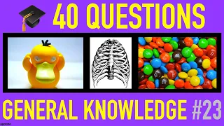 GENERAL KNOWLEDGE TRIVIA QUIZ #23 - 40 General Knowledge Trivia Questions and Answers Pub Quiz