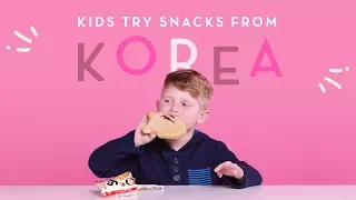 Korean Snacks | Kids Try | HiHo Kids