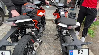 KTM Duke 125 | 2020 | With and without db - Killer