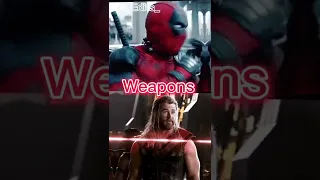 Deadpool Vs Thor_who will win_#marvel #shorts #mcu #viral