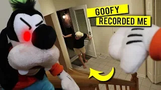 EVIL GOOFY TOOK MY CAMERA AND RECORDED ME!! *AT MY OWN HOUSE*