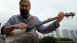 Walking up Georgia Row in Chicago - Clawhammer Banjo