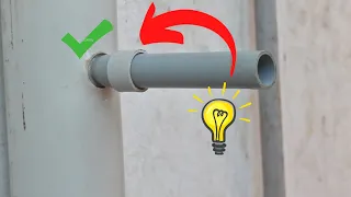 This Is How You Can Easily Create A Branch Of PVC Pipe From The Main Road