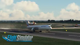 Paris Charles de Gaulle Airport 787 Landing | Microsoft Flight Simulator | ULTRA GRAPHICS
