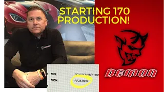 First batch of Demon 170 VINs now RELEASED!   Production starting!!!