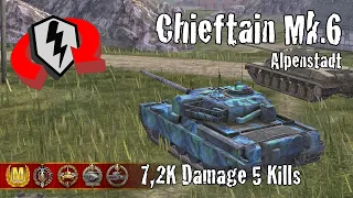 Chieftain Mk.6  |  7,2K Damage 5 Kills  |  WoT Blitz Replays