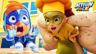 Heroism Is a Piece of Cake! |  NEW! | Action Pack | Adventure Cartoon for Kids