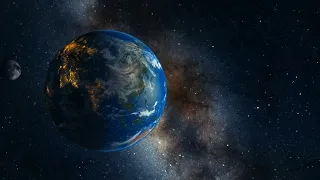 Earth🌎 and moon moving space background music gravity with relaxing music @kutty_tamil_lyrics