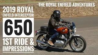 REA #36 | 2019 Royal Enfield Interceptor 650 Twin | 1st Ride & 1st Impressions Review