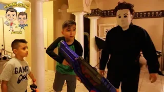 MICHAEL MYERS HOME INVADER MOVIE | HALLOWEEN | D&D SQUAD BATTLES