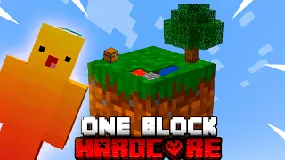 Minecraft One Block Skyblock, pero es HARDCORE!