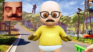 Hello Neighbor - My New Neighbor Big Baby In Yellow History Gameplay Walkthrough