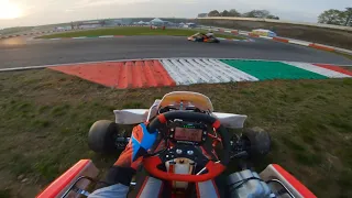 MY KART ENGINE decided to BLOW UP in the FASTEST CORNER