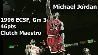 Michael Jordan - 46pts vs Knicks, Clutch Everywhere (1996 ECSF, Gm 3)
