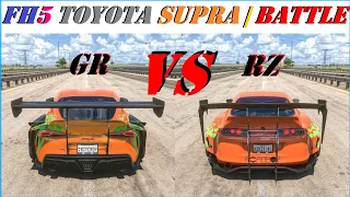 1600Hp Toyota Supra RZ vs 1270Hp Toyota Supra GR Forza Horizon 5 Top Speed and Acceleration Battle