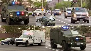 MAJOR RESPONSE!  | SWAT TRUCKS, CARS, MINIVANS & BEARCATS RESPONDING CODE 3! + ON SCENE!￼ AND MORE!