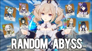 THE LUCKIEST ABYSS YET | Genshin Impact Random Spiral Abyss