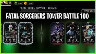 Mortal Kombat Mobile | Fatal Sorcerers Tower Battle 100 | Tower Rewards