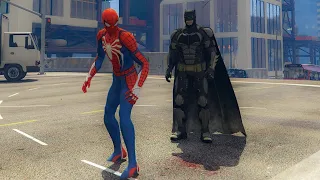Spider-Man vs Batman - GTA 5 Spider-Man mod - CocoBibu