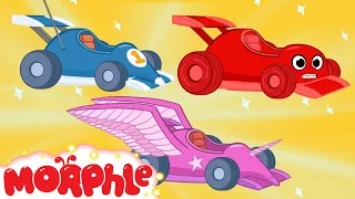 Race Car Morphle and The kids Super Heroes! My Magic Pet Morphle Animations For Kids