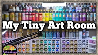 My NEW Art Room - Tour of my art space!