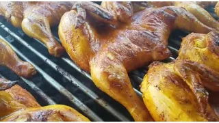 asado de pollo puritito sabor Michoacán
