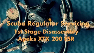 Scuba Regulator Service & Maintenance | First Stage Apeks FSR XTX200 | ASMR | Ep. 1 : Disassembly