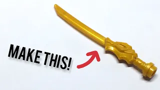 How to Make an Accurate Sword of Fire!