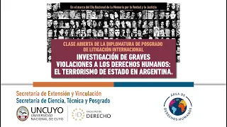 Investigación de graves violaciones a los Derechos Humanos: el terrorismo de Estado en Argentina