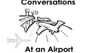 At an Airport - Short Conversations (easy English practice) | Learn English - Mark Kulek ESL