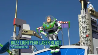 [4K] Buzz Lightyear Laser Blast Full POV ride after 2021 renovation at Disneyland Paris
