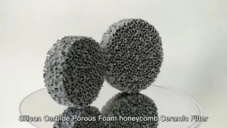 Silicon Carbide Porous Foam honeycomb Ceramic Filter