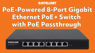 8-Port Gigabit Ethernet PoE+ Switch with Passthrough