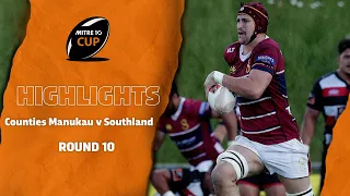 RD 10 HIGHLIGHTS | Counties Manukau v Southland (Mitre 10 Cup 2020)