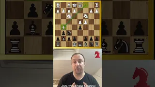 Destroy d4 in 7 MOVES!!! An Amazing Opening Trap in the Grünfeld Defense!!!      #shorts